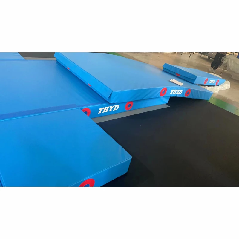product custom logo gymnastics training equipment mats landing mats for balance beam and uneven bars-0