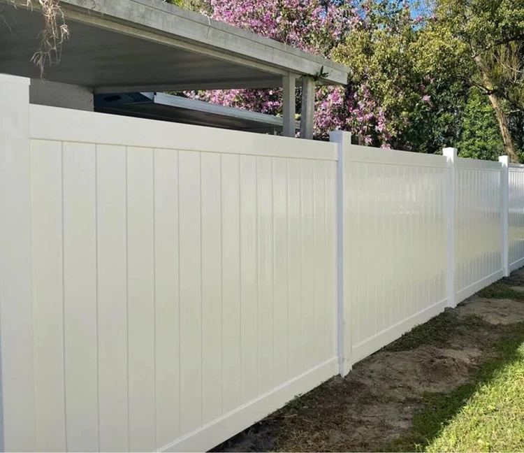6x8 Outdoor Cheapest White Pvc Fence Vinyl Fence Garden Privacy Panel 8
