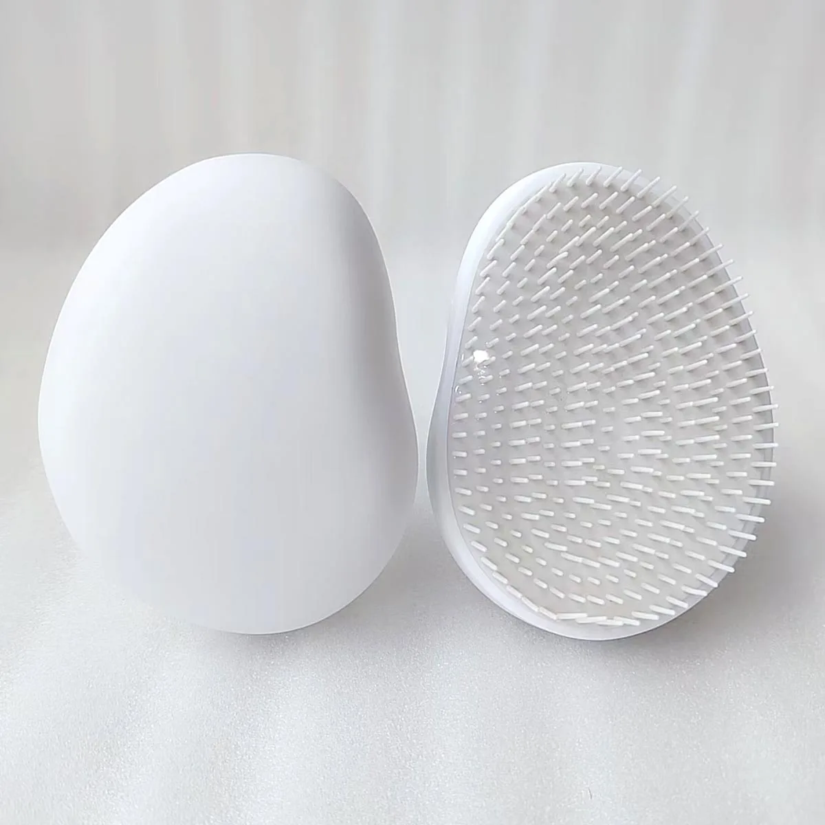 Personalized Custom Logo Wet Curly Detangler Detangle Hairbrush  Detangling Hair Brush Set Wholesale for Natural Hair