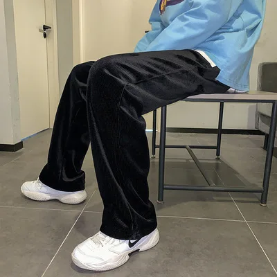 Pantalones Deportivos De Pana Para Hombre,Pantalones Largos De Pierna Ancha  Con Logotipo Personalizado,Barril Recto,El Más Vendido,Otoño - Buy  Pantalones De Pana,Hombres Pantalones Casuales,Pantalones De Los Hombres  Product on Alibaba.com