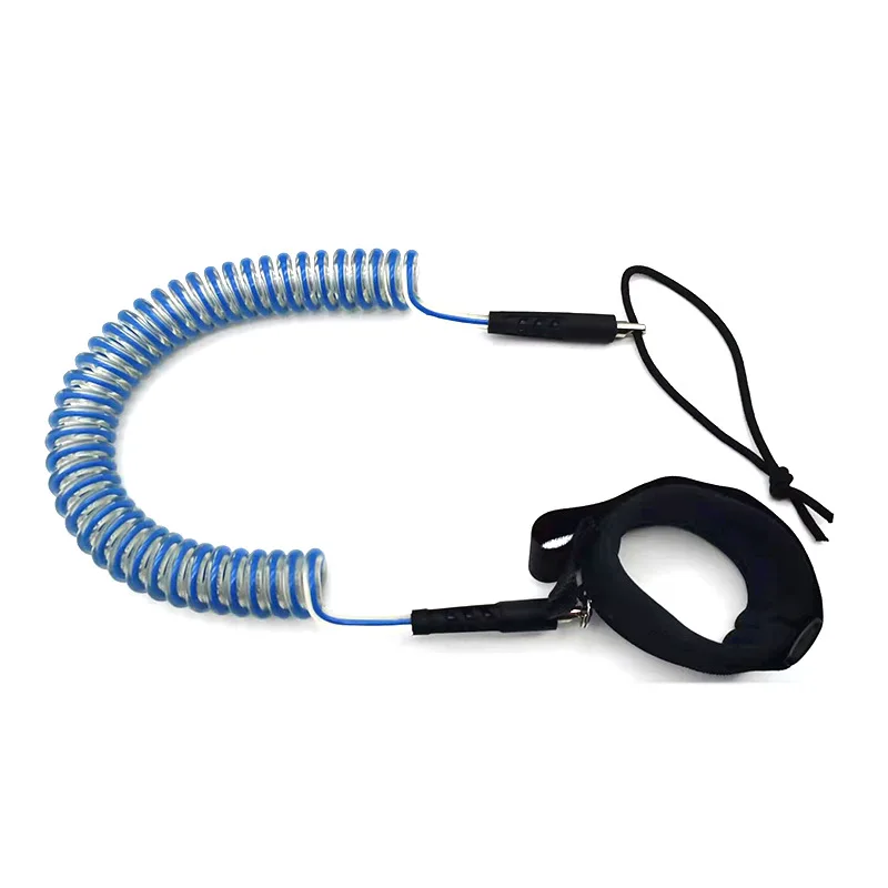 coiled surfboard leash