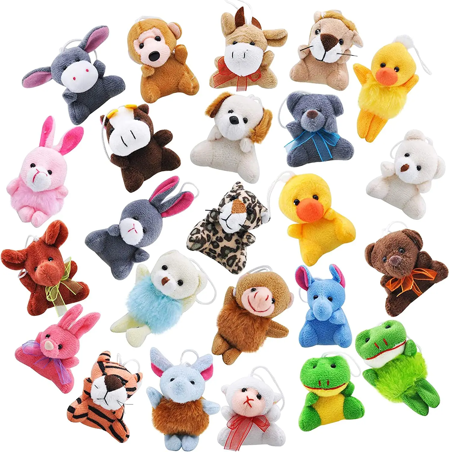 Plush Cute Mini Plush Animal Toy Set Custom Small Animals Plush ...