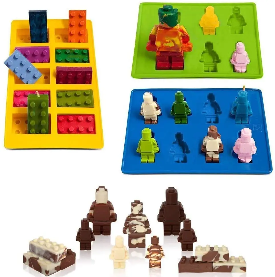 Slaapzaal Elasticiteit Nuttig Bpa Free Lego Silicone Molds Set Building Blocks And Robots Birthday Cake  Decoration Candy Chocolate Molds - Buy Lego Molds,Silicone Block Mold,Lego  Silicone Cake Molds Product on Alibaba.com