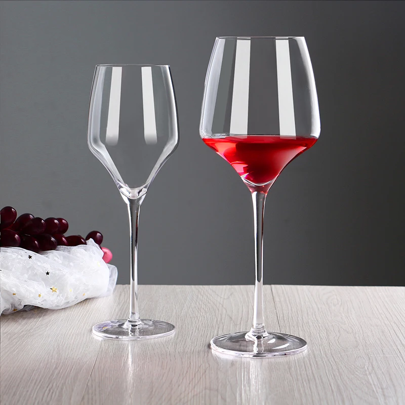 Premium Wedding Stemmed Wholesale Beautiful Designer Handcraft Long Stem Hand Blown Customized Red Wine Glasses