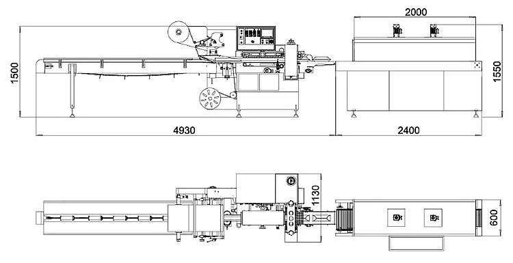 Automatic Feeder Single Spoon Shrink Wrapping Packaging Machine Packing Machine for Disposable Individual Plastic Cutlery