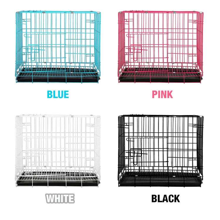 Stainless Steel Metal Luxury Small Collapsible Pet Display Dog Cages
