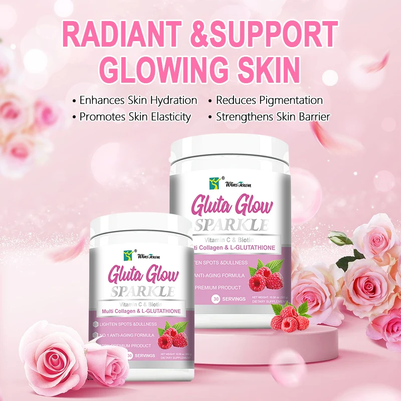 gluta glow glutathione cream Skin Brightening Gluta Glow Powder with Vitamin