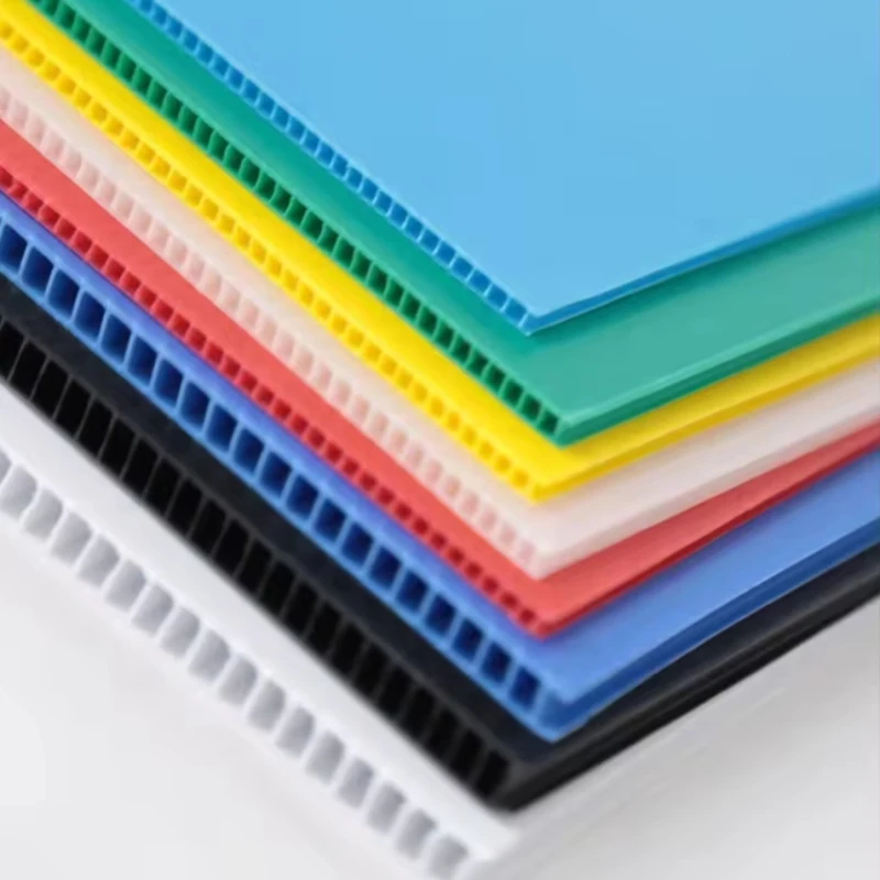 Colorful Polypropylene Pp Corrugated Board Sheet Pp Plastic Sheet Pp Hollow Plate 2mm Coroplast Sheets