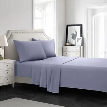 Lightweight Super Soft bed sheet Easy Care Microfiber single Bed Sheet Set cheap flat sheet massage table set