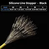 Bouchon de ligne en silicone - Noir