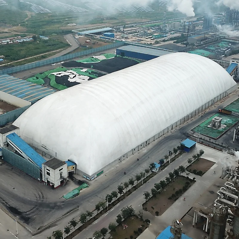 Large Outdoor Inflatable Air Dome Tent 100x200 Storage Building Structure for Warehouse Architecture Membrane