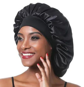 Satin Spandex Designer Du Rag and Bonnets Multifunction Women Hair