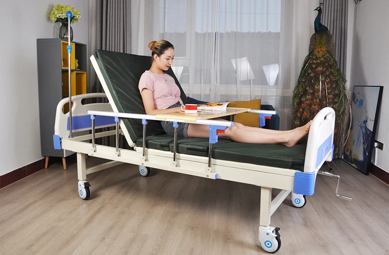 Cheap Price Manual Hospital Bed,Adjustable Medical Bed Hospital Equipment,Patient Bed One Crank