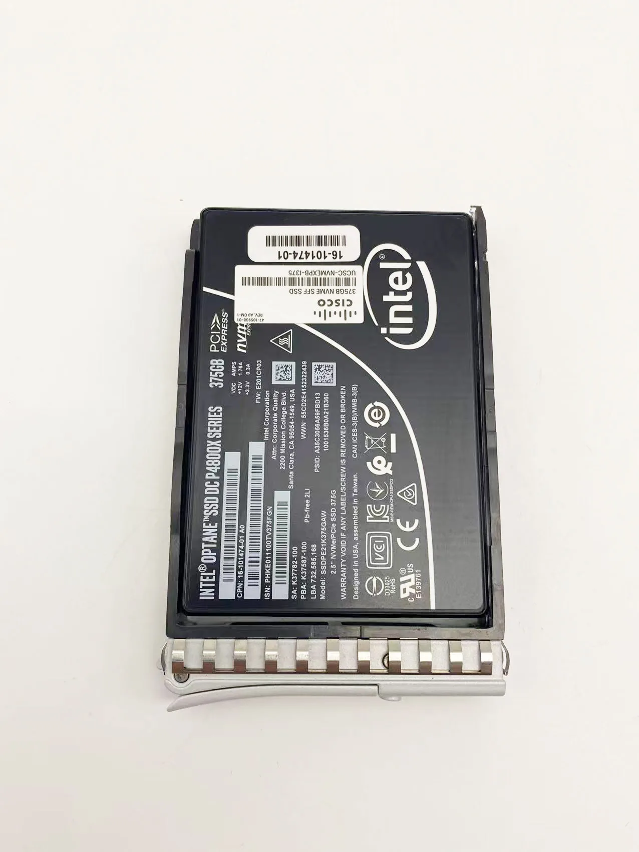 SSDPE21K375GA Intel Optane DC P4800X Series 375GB 3D XPoint PCI