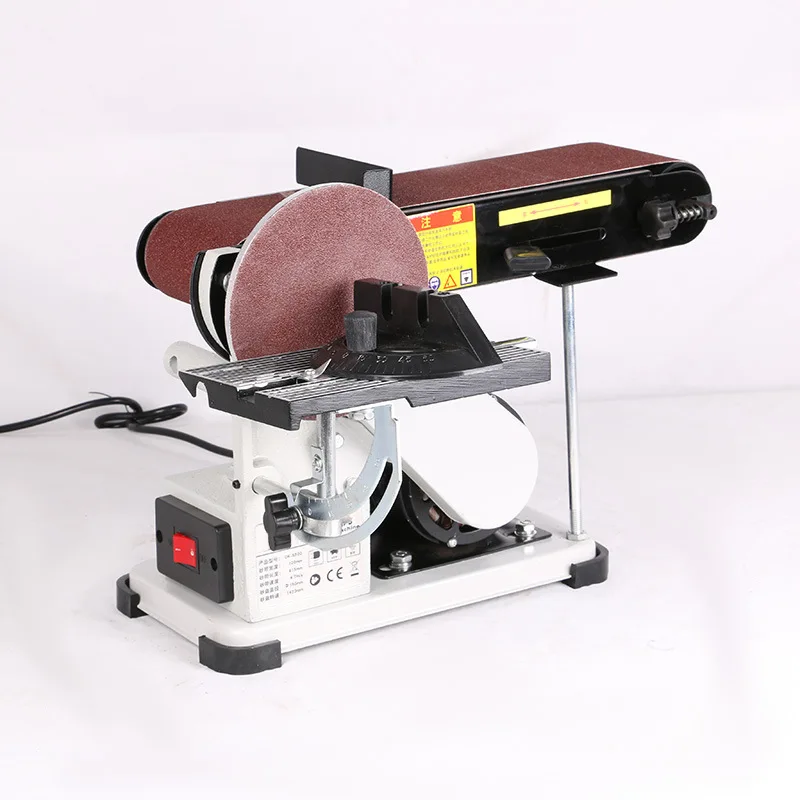 TEBAK Supply Woodworking Machinery Electric DIY Grade Sanding Belt Grinder Small Polishing Machine Desktop Fixed-angle Knife