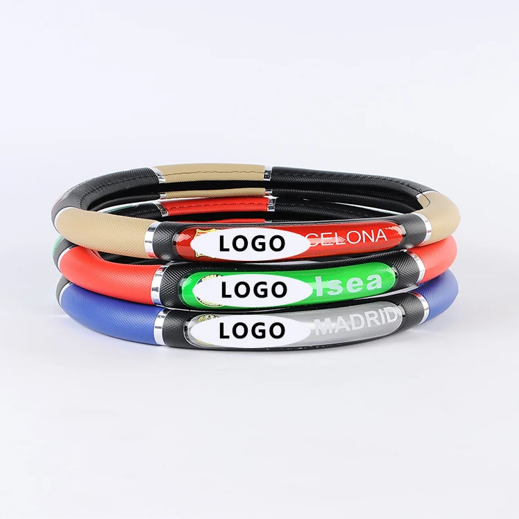 Various LOGO Steering Wheel Covers, Cheap Customized Liverpool, Real Madrid, Barcelona, Chelsea Teams....