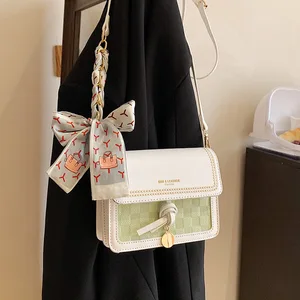 Minissimi Free Sample Pu Solid Durable Casual Bolso Bandolera High Quality Fashion Sling Bags Summer Ladies Crossbody Bag