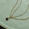 Black onyx necklace