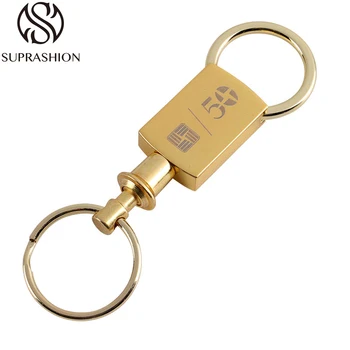 Hot Selling Custom Logo Gold Pull Tab Metal Keychain