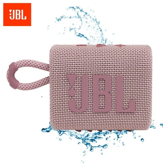 JBL Go 3 Portable Mini Wireless Speaker Waterproof Dustproof for Outdoor Use USB/WiFi Communication Battery Powered FM Feature