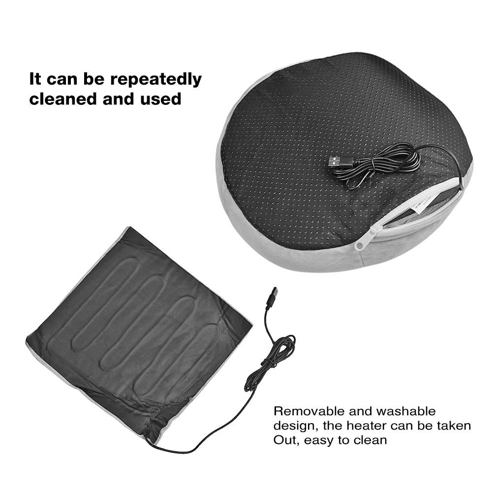 Electric Foot Warmer Heater Charging Warm Foot Cover Feet Heating Pads