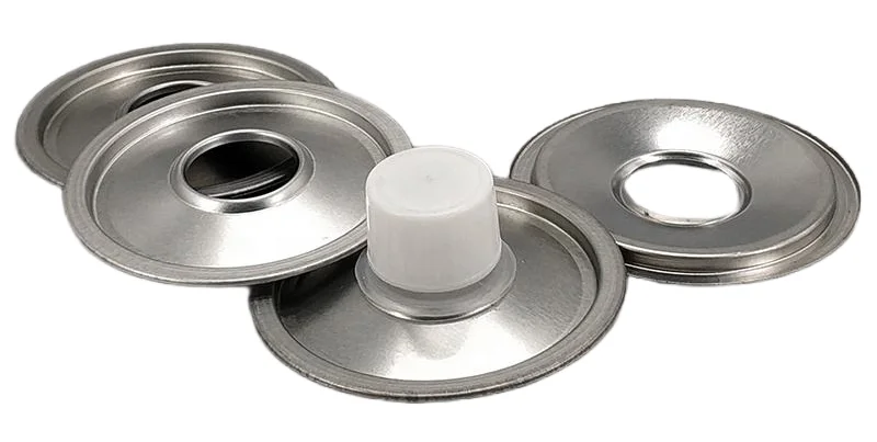 High quality Manufacturer metal can 307 cone top with 24mm screw opening for brake fluid oil packaging