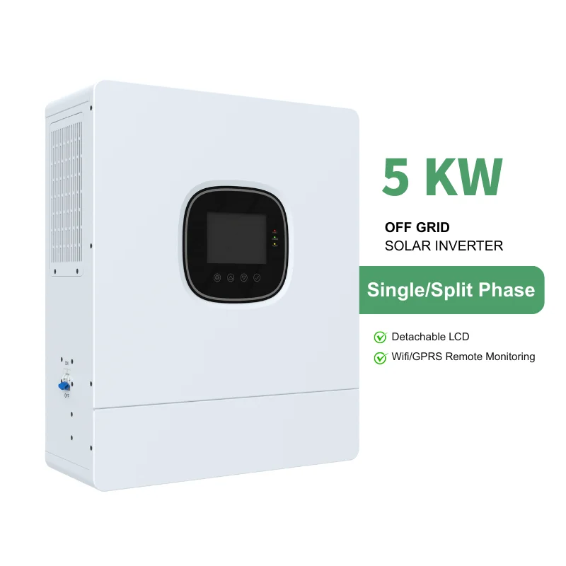 Srne Certyfikat USA 48 V/24 V 5 kW Inwerter Słoneczny Split Phase 120 V, Jednofazowy Hybrydowy Inwerter Słoneczny Off-Grid bez Baterii
