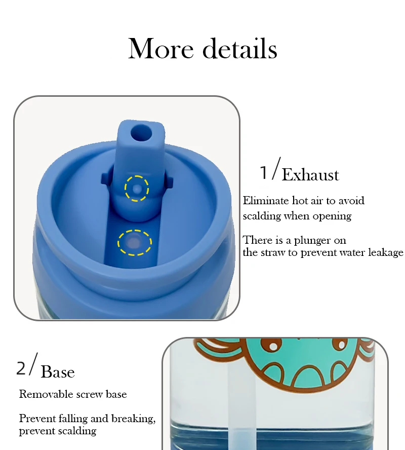 Attractive Design High-Temperature Resistant Food-Grade Kids' Sports Tumbler with Straw for Gym & Outdoor Activities Camping