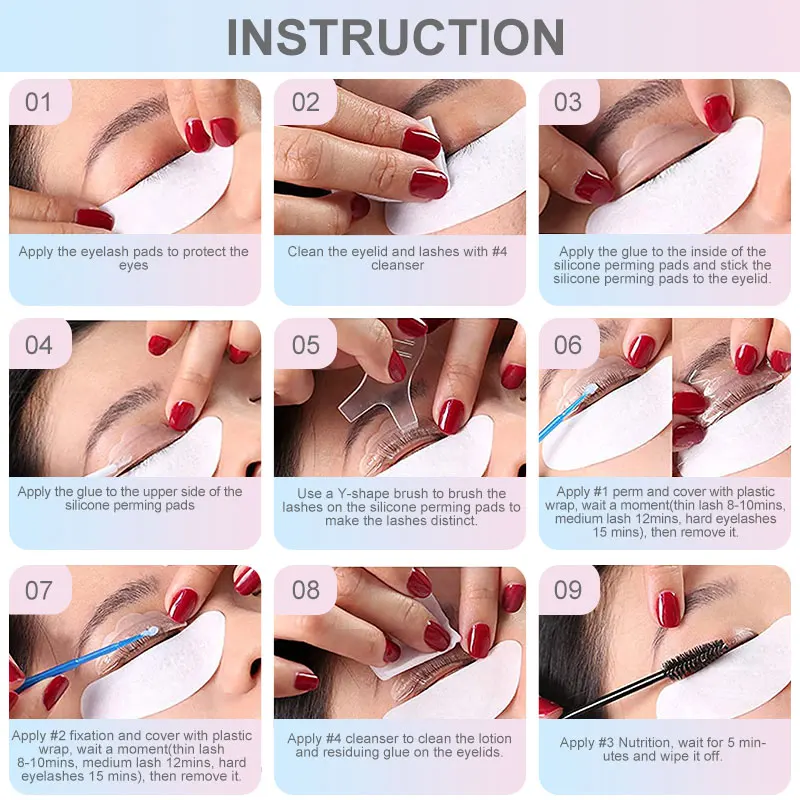 Набор для наращивания ресниц набор завивки с индивидуальным логотипом фирменная торговая марка популярный производитель DOM