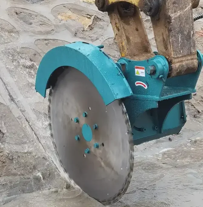 Monde High Afficiency Rotary Rock Saw Cut Shear Hard Geology Excavator ...