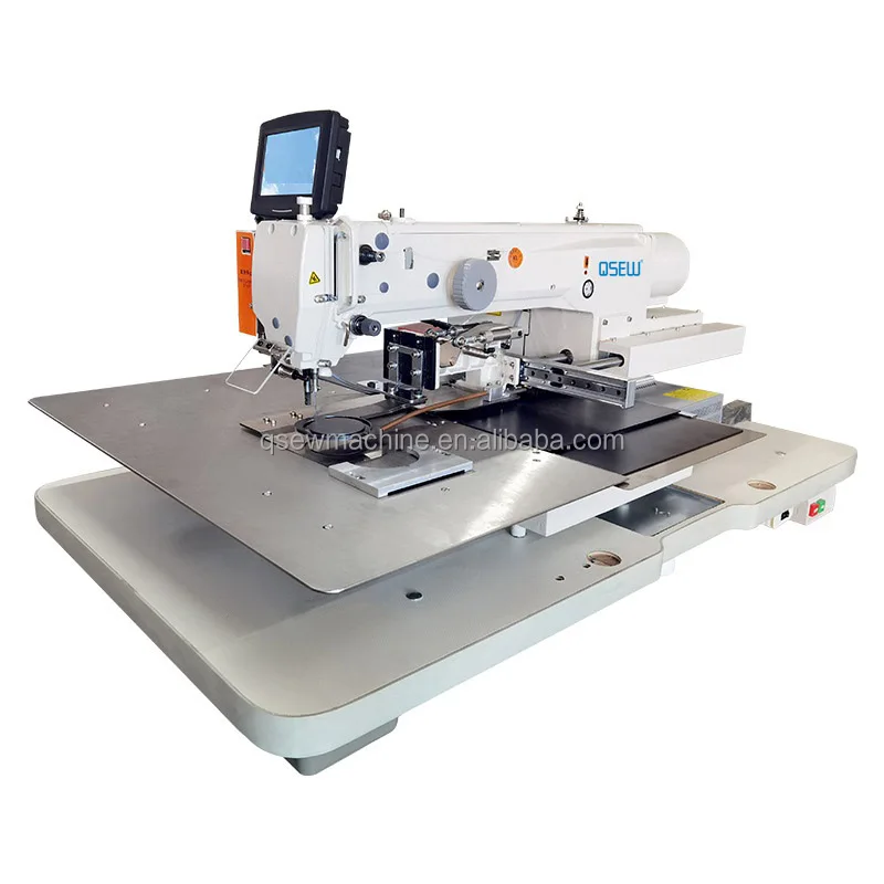 Powder Sewing Machine QS-3520 Automatic Powder Puff Making Machine Pattern Template Machine ...