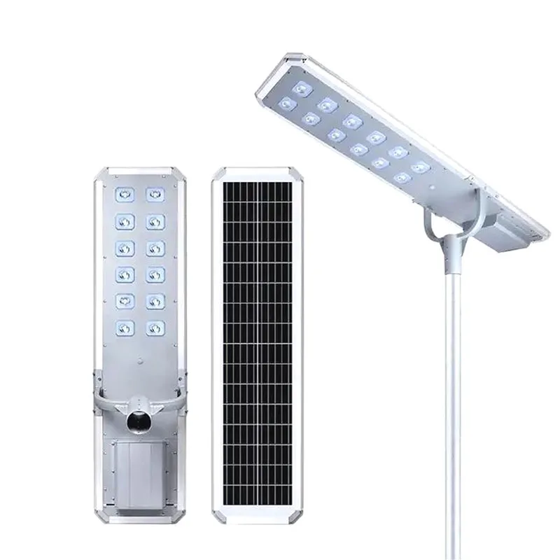 Tawiran Customized Solar Waterproof Lahat Sa Isang Aluminum Alloy 100W Nakauwi Solar Street Light