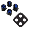 Black & Clear With Blue Symbols JDX3M004WS