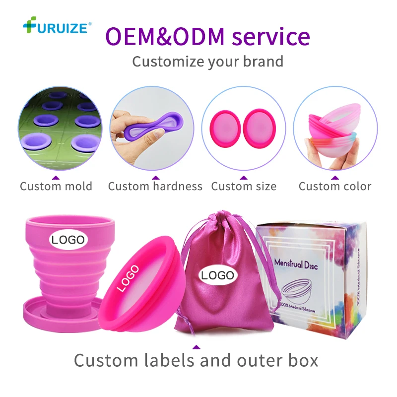 Wholesale Reusable Medical Grade Silicone Menstruation Disc Private ...