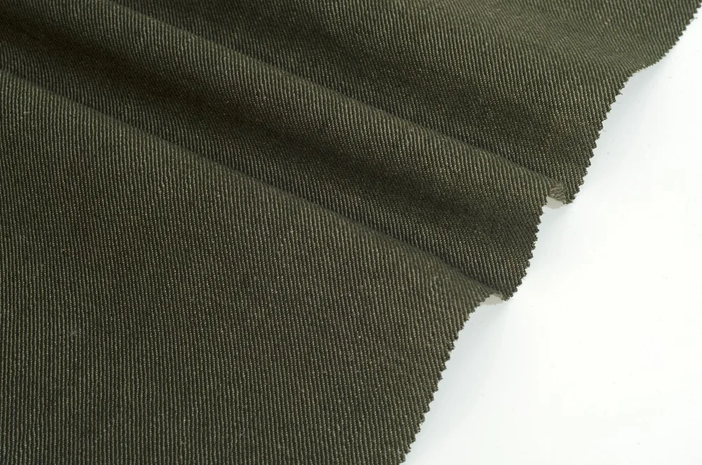 1292# Soft and Breathable Wool Linen Fabric 55% Linen 45% Wool  200g Linen Wool Fabric for Cozy Apparel