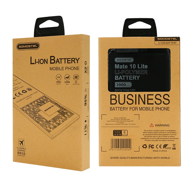 [Somostel]Venta Directa de Fabrica 3900mah Bateria de Celular Phone Battery for Huawei P30 lite/Mate 10 lite