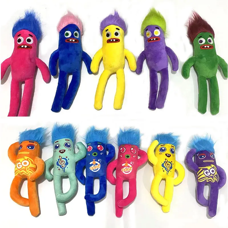 Sausage Plush, 4pcs Cartoon Action Figures Cool Hair Long Legs Plush Toys,  Funny Expression Plush Toys, Nobody Sausage Plush Toy, Plush Horror for Kid  and Game Fan : : Toys & Games