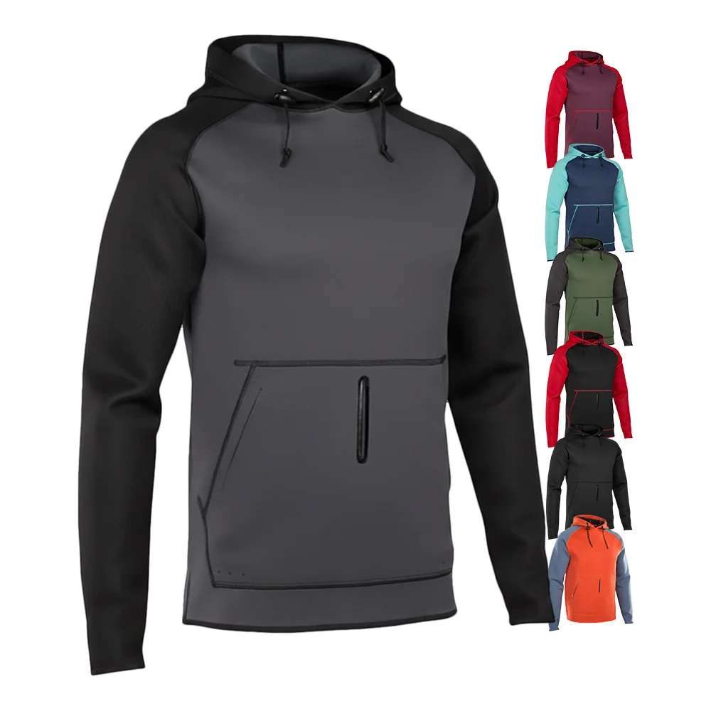 Brugerdefineret neopren-hoodie til voksne, vandtæt og vindtæt, 2 mm og 3 mm dykkertop til kiteboarding, surfing og andre vandsportsgrene