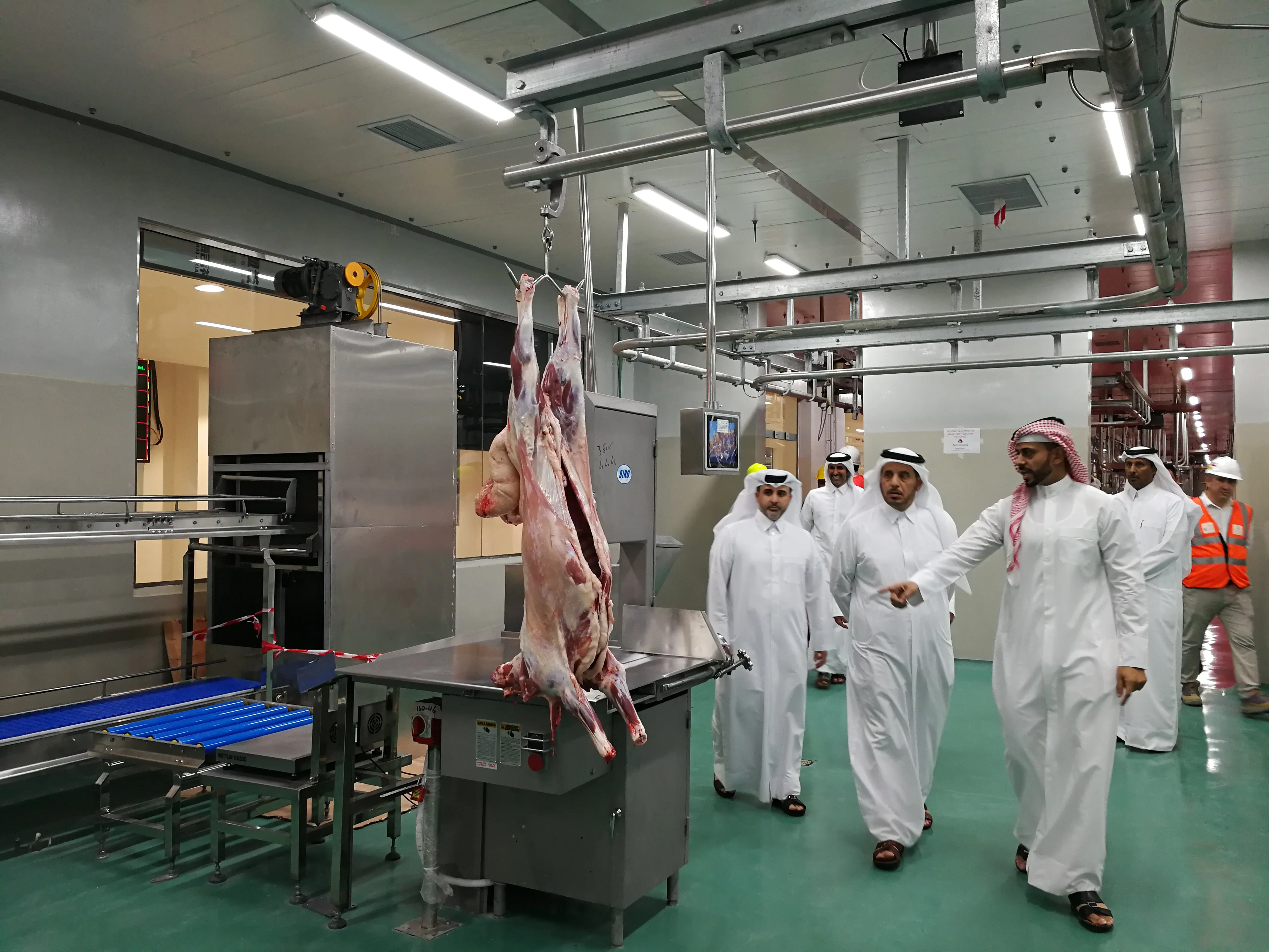 Halal cattle slaughtering machine
