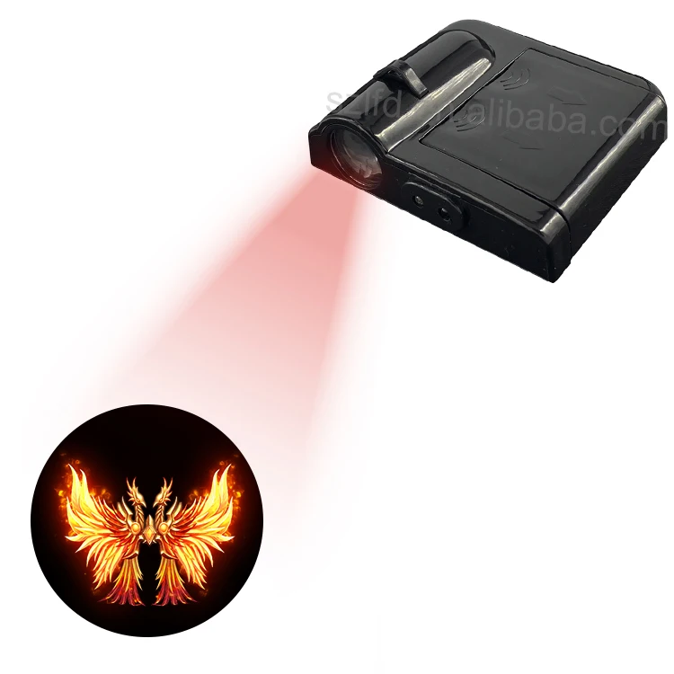 2pcs Universal Wireless Smart Sensor Car Projection LED Projector Door Ghost Light Shadow 3D Welcome Light Laser Emblem Logo
