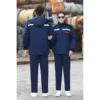 Navy blue cotton coat