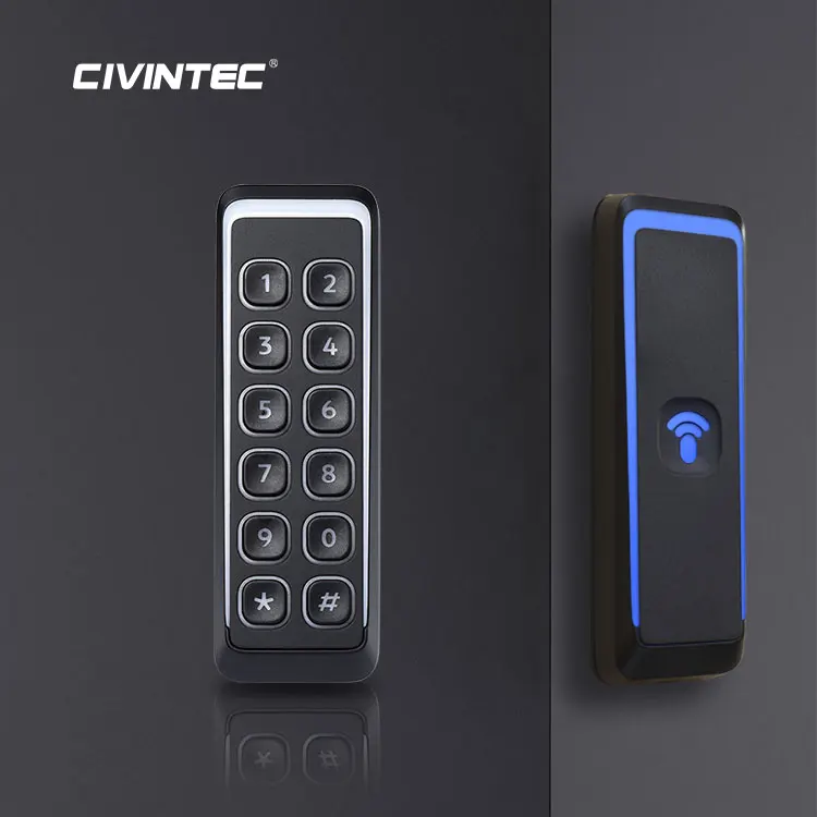 Cidron Anti-vandal Keypad Skimmer Nfc Card Extender Wireless Slave Access Reader for Turnstile Control