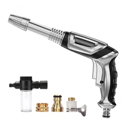Новинка 2021, спринклер высокого давления, инструмент для мойки, водяной пистолет, садовый шланг, распылитель, автомойка с пенным горшком
