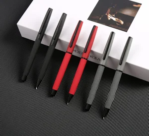 Able Custom Business Aluminum Ballpoint Pen P5036 Multi-Writing Width Black Blue Ink Novelty Metal Promotion Feather Gift