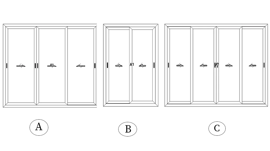 Wanjia Soundproof Interior Sliding Doors White Aluminum Sliding Doors