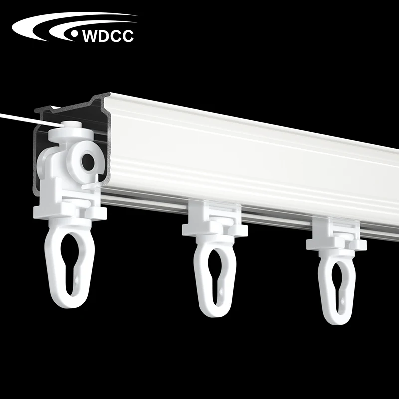 Small Ripple Fold Curtain Runner with Glider S Wave Design for Track Accessories and Pole Accessories