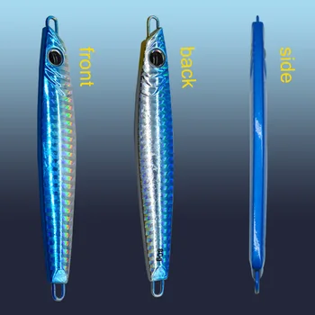 Iron Plate Lead Fish Lure 60 80g Long-Distance Cast Spanish Mackerel Bait Sea Fishing Bass Artificial Biomimetic Fishing – Lure – view 5