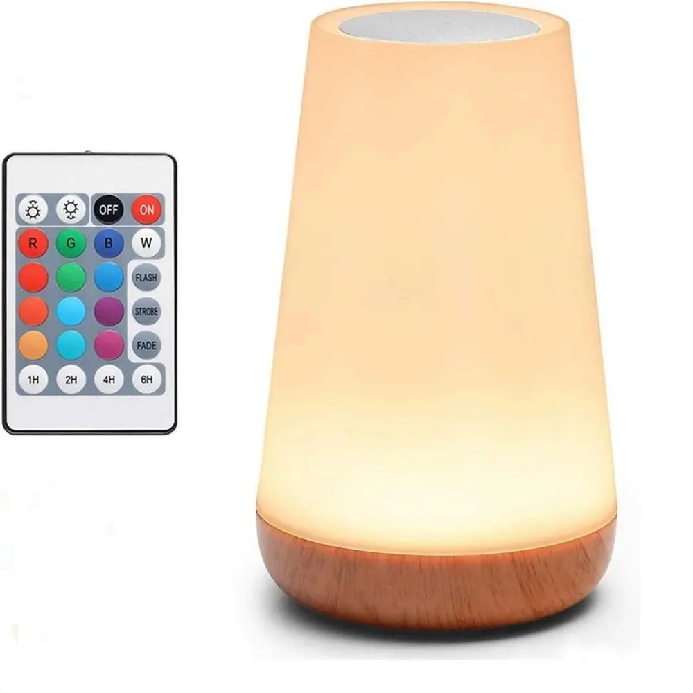 USB Charging Portable Touch Night Light Remote Dimming Table Lamp Suitable for Bedroom Room Study Reading