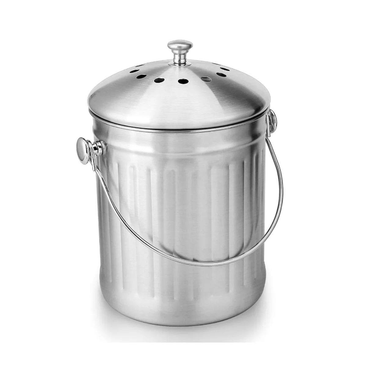 compostable square recycling bamboo fiber compost bin can