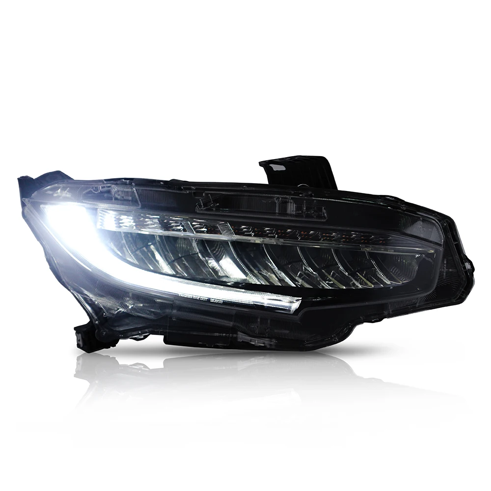 product upgrade led headlights head lamp for honda civic 10 10th headlight 2016 2021 headlamp head light led lights plug and play-16